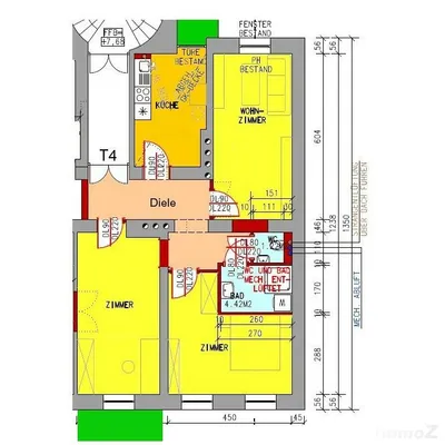 3-Zimmer-Wohnung mieten in Graz – 77,78 m², € 1.048