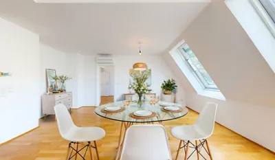Elegante Dachgeschoss-Maisonette-Wohnung | 2 Zimmer | Galerie-Zimmer | Dachterrasse | Top-Lage Althietzing