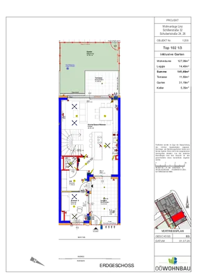 5-Zimmer-Wohnung kaufen in Linz – 127,06 m², € 853.664 – Bild 3 von 5