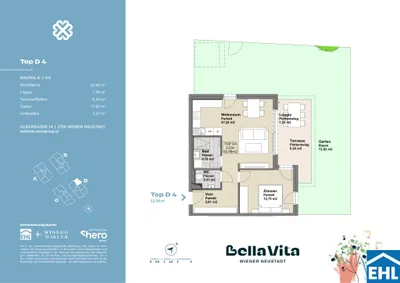 Immobilie kaufen in Wiener Neustadt – 52,98 m², € 264.000 – Bild 15 von 15