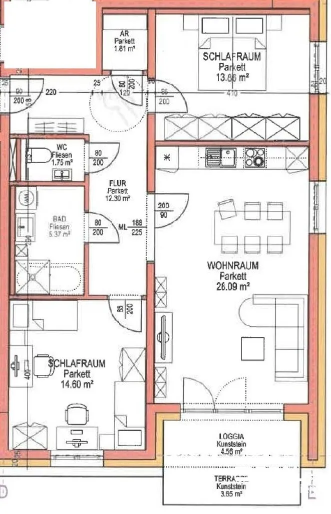 Wohnung – Mattighofen, Bezirk Braunau - Ansicht 3