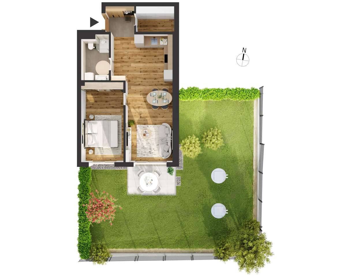 Hochwertige 2-Zimmer Neubau-Gartenwohnung (W04), Innsbruck