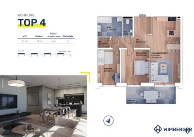 3-Zimmer-Wohnung kaufen in Grieskirchen – 81 m², € 459.000 – Bild 12 von 12