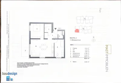 3-Zimmer-Wohnung mieten in Korneuburg – 66 m², € 1.290 – Bild 22 von 22