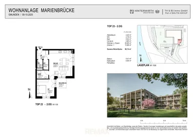 2-Zimmer-Wohnung kaufen in Gmunden – 56,74 m², € 410.000 – Bild 8 von 8