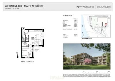 2-Zimmer-Wohnung kaufen in Gmunden – 56,74 m², € 410.000 – Bild 7 von 8