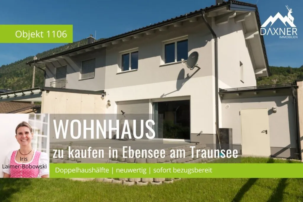 Einziehen & genießen - moderne Doppelhaushälfte in Ebensee am Traunsee, Ebensee