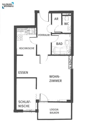 1-Zimmer-Wohnung mieten in Sankt Johann im Pongau – 47 m², € 578 – Bild 5 von 5