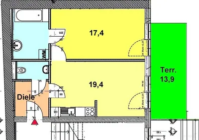 2-Zimmer-Wohnung mieten in Graz – 50,03 m², € 739 – Bild 1 von 6