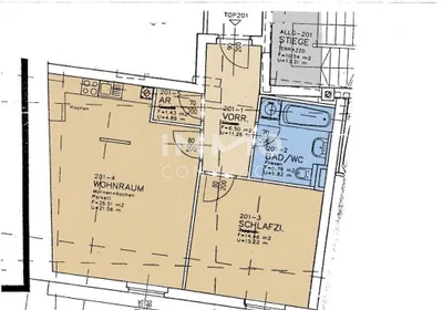 2-Zimmer-Wohnung mieten in Wels – 52,31 m², € 683 – Bild 9 von 9