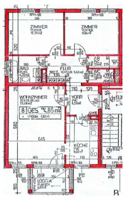 3-Zimmer-Wohnung mieten in Oberpullendorf – 81,88 m², € 652 – Bild 2 von 5