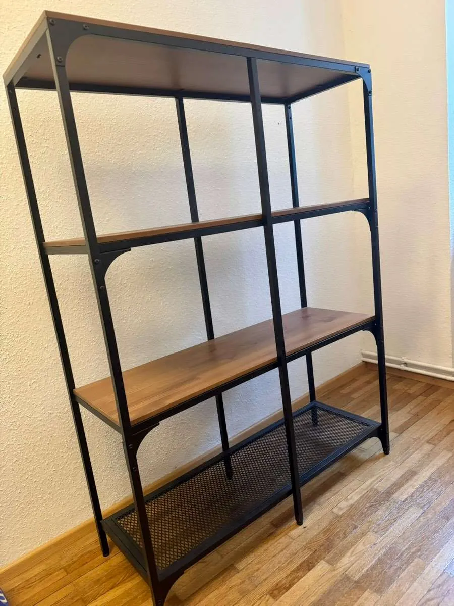 Offenes Ikea Regal aus Metall & Holz - 4 Böden - sehr guter Zustand, € 45,- (1030 Wien)