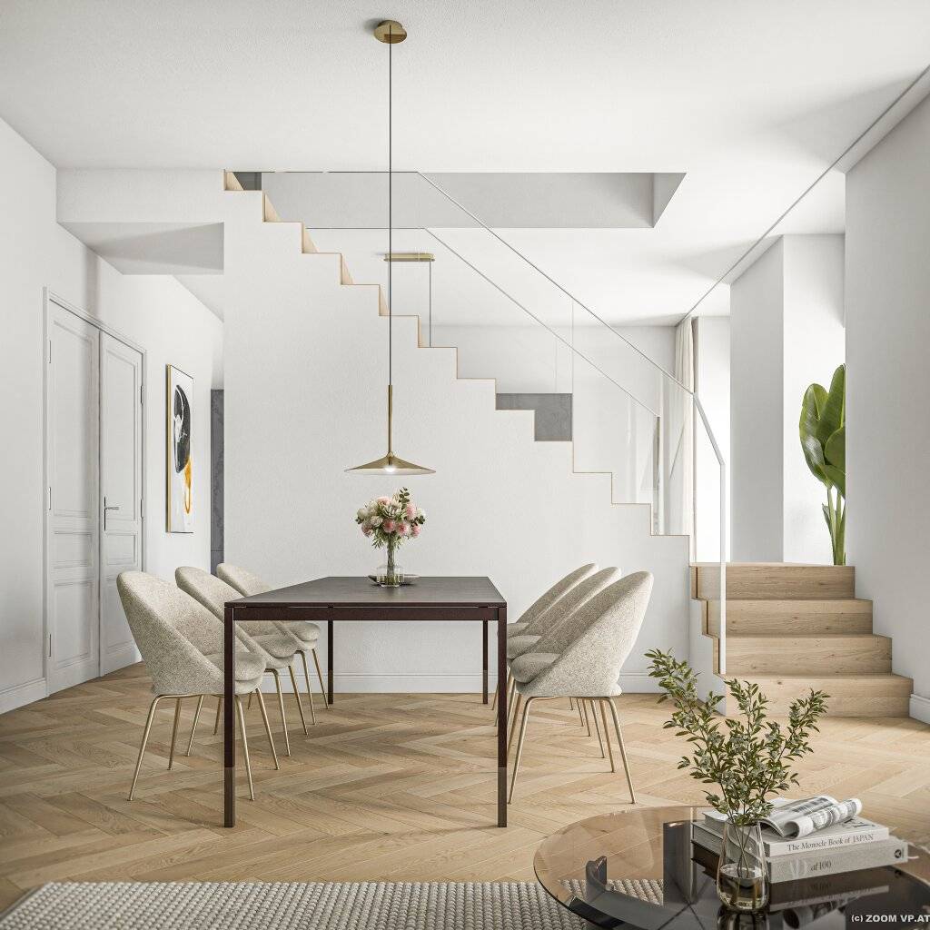 MAISON 29 - Garten-Maisonette mit gigantischer Wohnküche (ca. 46 qm) und Raumhöhen über 3,30 m! - Ansicht 3