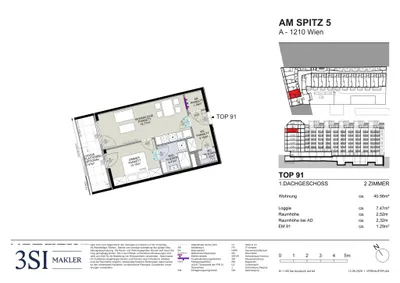 2-Zimmer-Wohnung kaufen in Wien – 40,56 m², € 324.200 – Bild 6 von 6