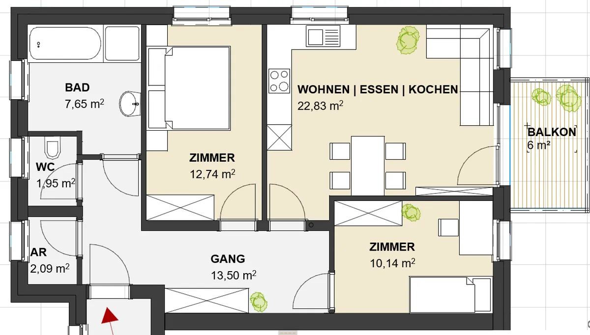 Wohnung – Peuerbach - Ansicht 3