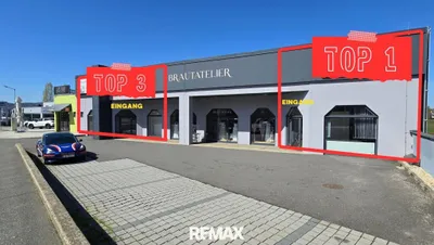 Gewerbeimmobilie mieten in Leibnitz – 227 m², € 2.191
