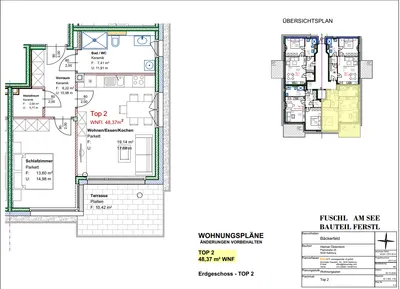 2-Zimmer-Wohnung mieten in Salzburg-Umgebung – 48 m², € 1.230 – Bild 2 von 8