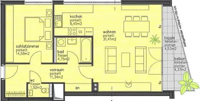 2-Zimmer-Wohnung mieten in Wien – 70 m², € 1.195 – Bild 27 von 27