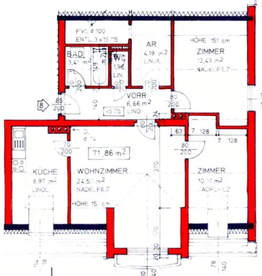 3-Zimmer-Wohnung kaufen in Tulln – 73,29 m², € 99.000 – Bild 2 von 7
