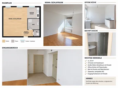 1-Zimmer-Wohnung kaufen in Melk – 32 m², € 79.990 – Bild 2 von 6