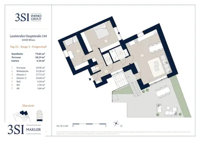 3-Zimmer-Wohnung kaufen in Wien – 79,85 m², € 575.000 – Bild 8 von 8