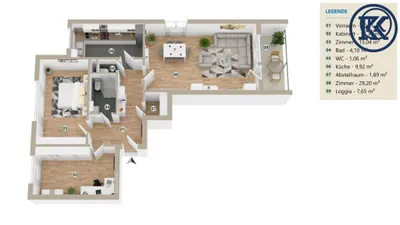 3-Zimmer-Wohnung kaufen in Wien – 85,04 m² – Bild 57 von 59