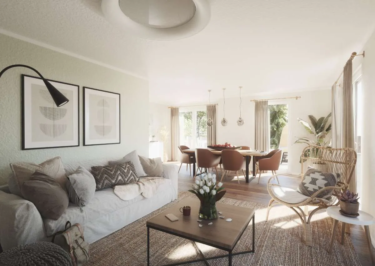 Neubau Doppelhaus Linz 110 - individuell planbar, ziegelmassiv und mit Förderungen - Ansicht 3