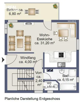 5-Zimmer-Haus kaufen in Zwettl – 88 m², € 279.000 – Bild 47 von 49