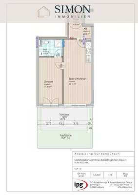 2-Zimmer-Wohnung kaufen in Sankt Johann im Pongau – 48 m², € 297.000 – Bild 8 von 10