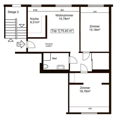 3-Zimmer-Wohnung kaufen in Wien – 75,45 m², € 379.000 – Bild 38 von 40