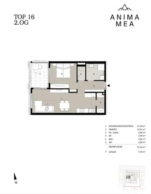 2-Zimmer-Wohnung kaufen in Klagenfurt Land – 57 m², € 429.000 – Bild 5 von 20