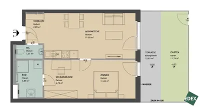 2-Zimmer-Wohnung mieten in Wien – 50 m², € 1.049 – Bild 16 von 16