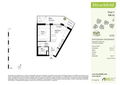 Immobilie kaufen in Wien – 45,05 m², € 250.000 – Bild 13 von 14