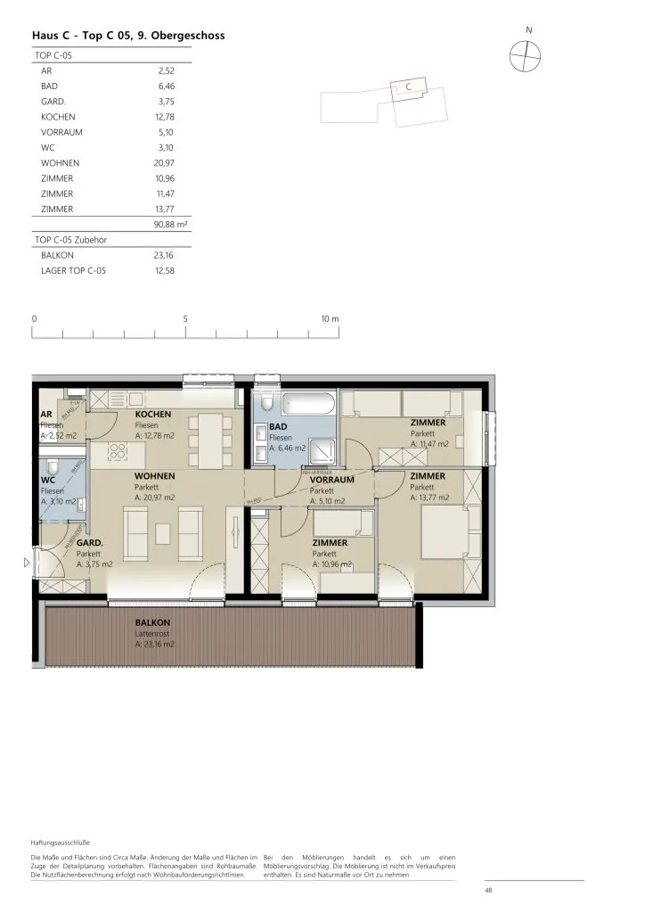 Wohnung – Kappl, Höfer Au - Ansicht 2