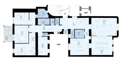 1040! ERSTBEZUG - Sanierung läuft: "6 ZIMMER & 2 BÄDER & BALKON ab Oktober 26 - Altbaujuwel in der Taubstummengasse" – Bild 3