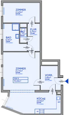 2-Zimmer-Wohnung mieten in Wien – € 1.287 – Bild 9 von 9