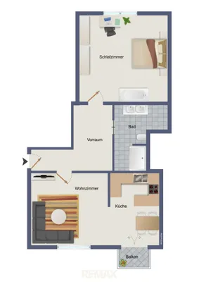2-Zimmer-Wohnung kaufen in Graz – 56 m², € 119.000 – Bild 11 von 11