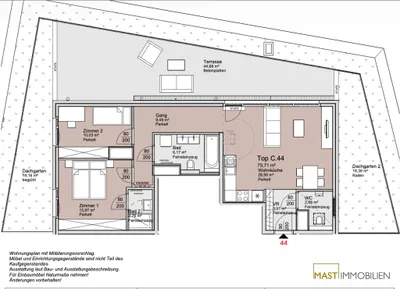 3-Zimmer-Wohnung mieten in Wien – 75,71 m², € 2.290 – Bild 18 von 19