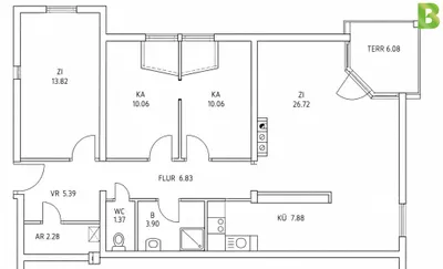4-Zimmer-Wohnung kaufen in Gänserndorf – 88,16 m², € 235.000 – Bild 14 von 14