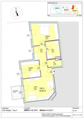 3-Zimmer-Wohnung kaufen in Gänserndorf – 66 m², € 381.220 – Bild 12 von 12