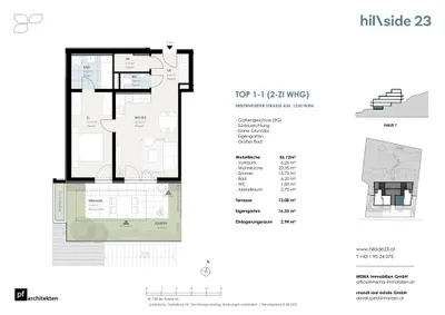 2-Zimmer-Wohnung kaufen in Wien – 56,12 m², € 329.500 – Bild 1 von 15