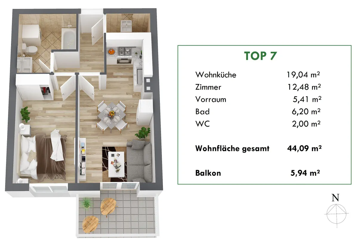 Wohnung – Purkersdorf, Süßfeld - Ansicht 2
