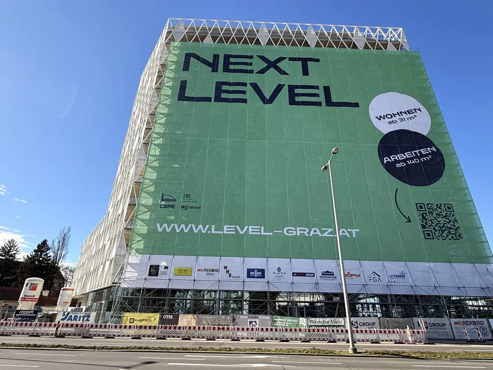 LEVEL-KS1|Neubau mit Dachterrassenzugang + umlaufender Terrassenfläche - Veduta 2
