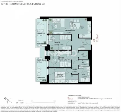 4-Zimmer-Wohnung kaufen in Mödling – 77,58 m², € 442.500 – Bild 7 von 7
