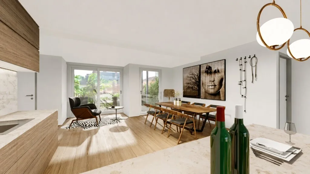 1-bed apartment, 47 m²
