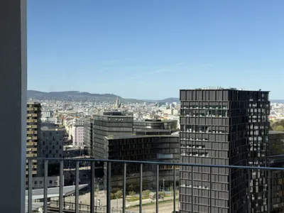 Online-Terminbuchung: 18. OG mit Lift | 1 Zimmer-Wohnung | 4m² Balkon nordseitig | Co-Working-Bereich, Fitnessstudio und Dachterrasse zur gemeinschaftlichen Nutzung! – Bild 3