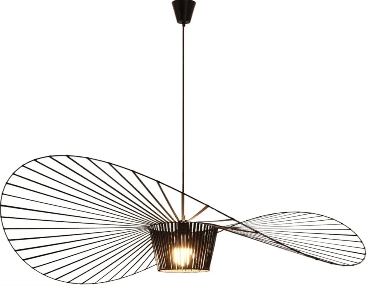 Designer Leuchte - modern hut form Vertigo Lampe Schwarz 100CM Modern Vintage Pendelleuchte Hängend Hängelampe Geeignet FüR Esstisch Wohnzimmer Schlafzimmer Kronleuchter Lampen ( 100 CM), € 49,- (1210 Wien)