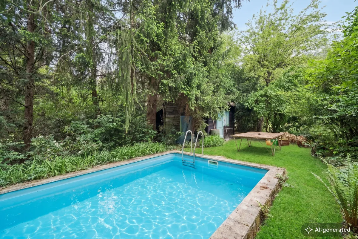 Wien-Penzing: Villa auf 2333 m² großem parkähnlichem Baugrundstück mit absoluter Privatsphäre und idyllischer Ruhe – pohled 3