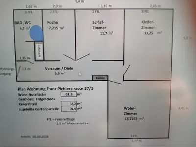 3-Zimmer-Wohnung kaufen in Weiz – 62 m², € 148.000 – Bild 7 von 11