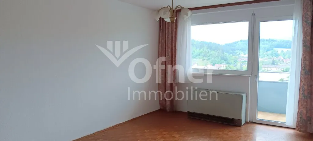 Helle 3 Zimmer-Wohnung mit Fernblick über Köflach - Ansicht 2